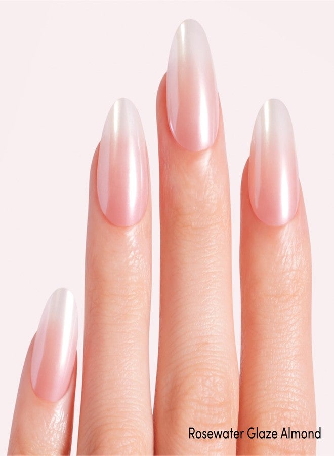 Dashing Diva Magic Press Premium Nail Bundle - Pretty Little Pinks Collection - Press On Nails- Pretty Thing & Rosewater Glaze Almond - Long Lasting Gel - Lasts Up to 7 Days - 2 Sets - Image 3